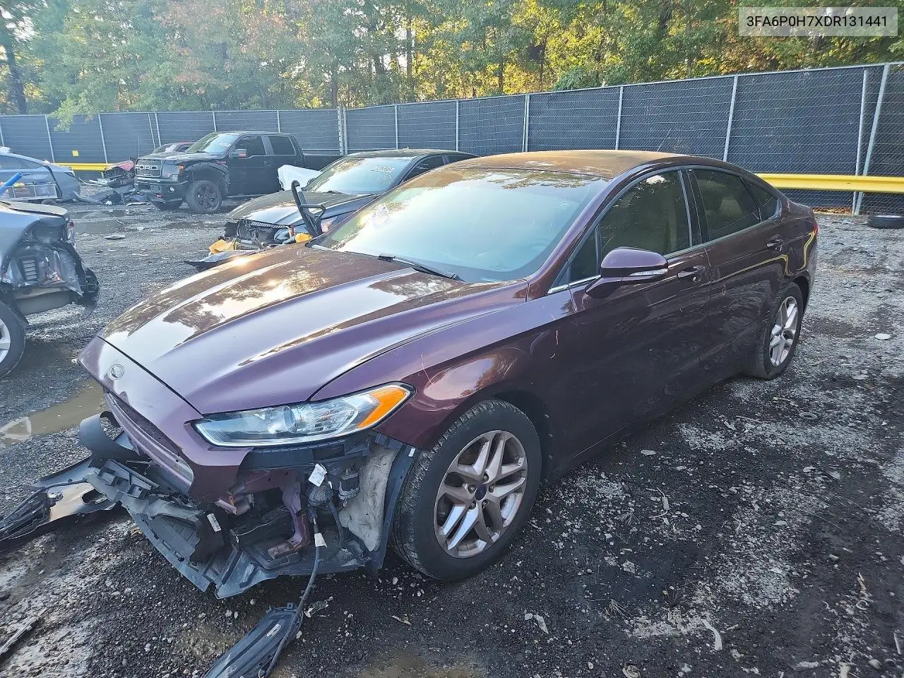 FORD FUSION 2013, VIN 3FA6P0H7XDR131441