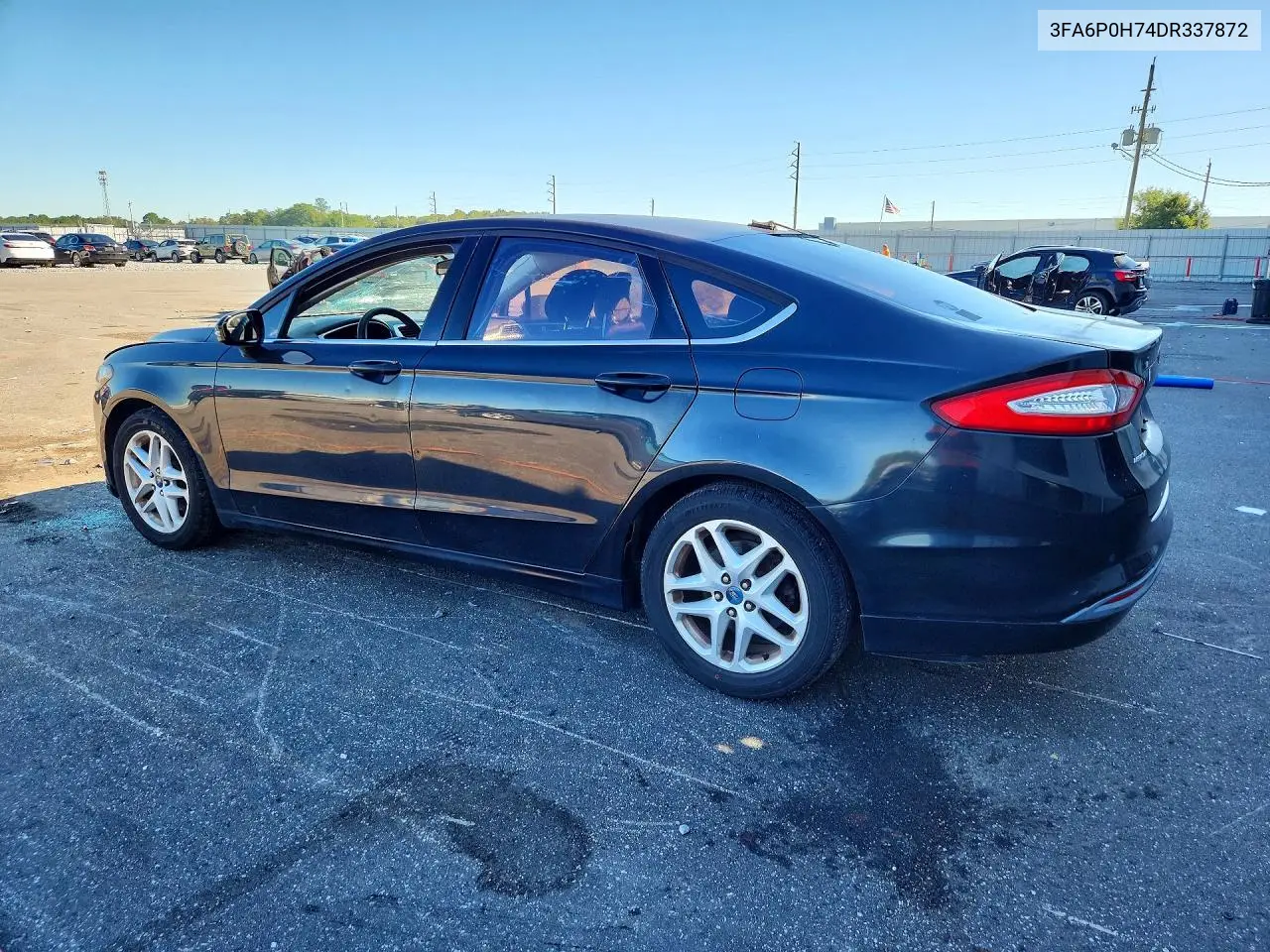 2013 FORD FUSION VIN 3FA6P0H74DR337872 — фото 2