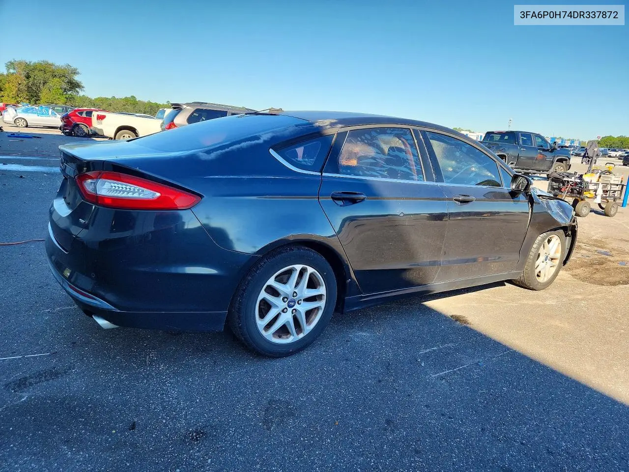 2013 FORD FUSION VIN 3FA6P0H74DR337872 — фото 3