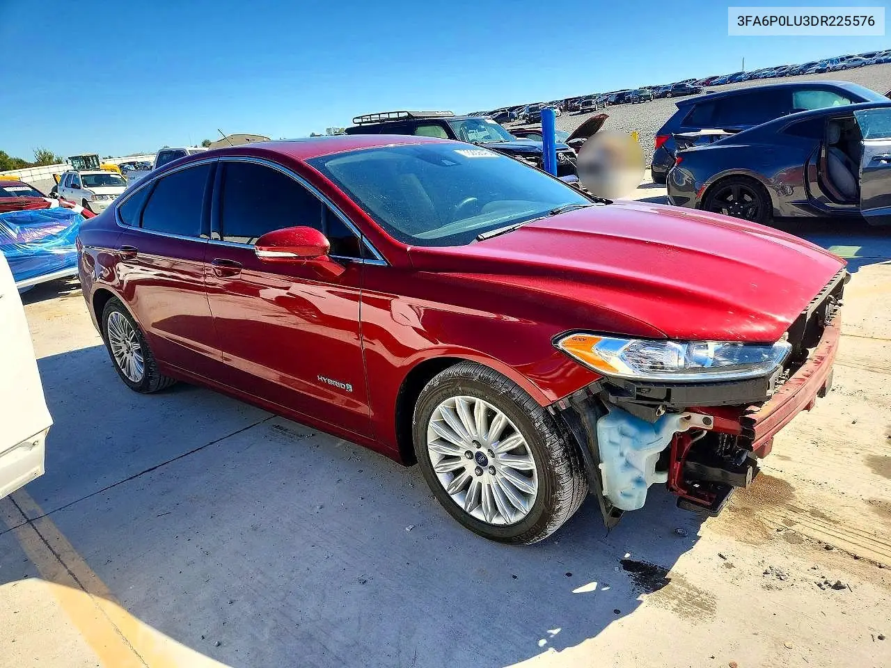 2013 FORD FUSION VIN 3FA6P0LU3DR225576 — фото 4