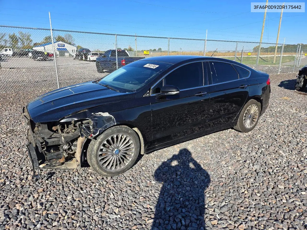 FORD FUSION 2013, VIN 3FA6P0D92DR175442