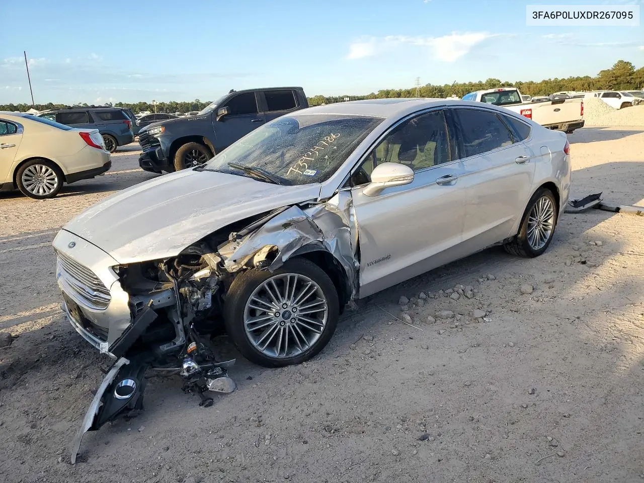 FORD FUSION 2013, VIN 3FA6P0LUXDR267095
