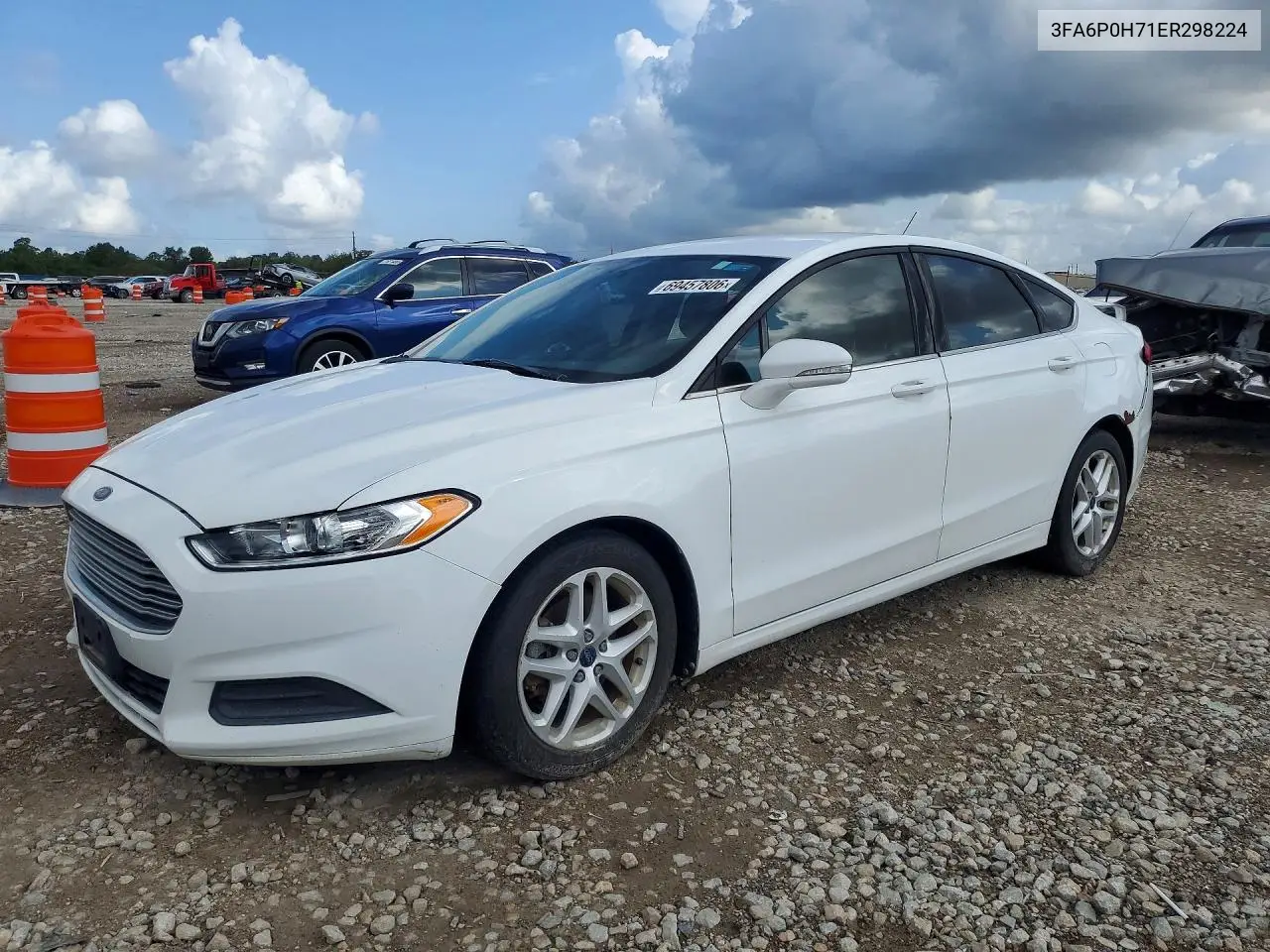 FORD FUSION 2014, VIN 3FA6P0H71ER298224