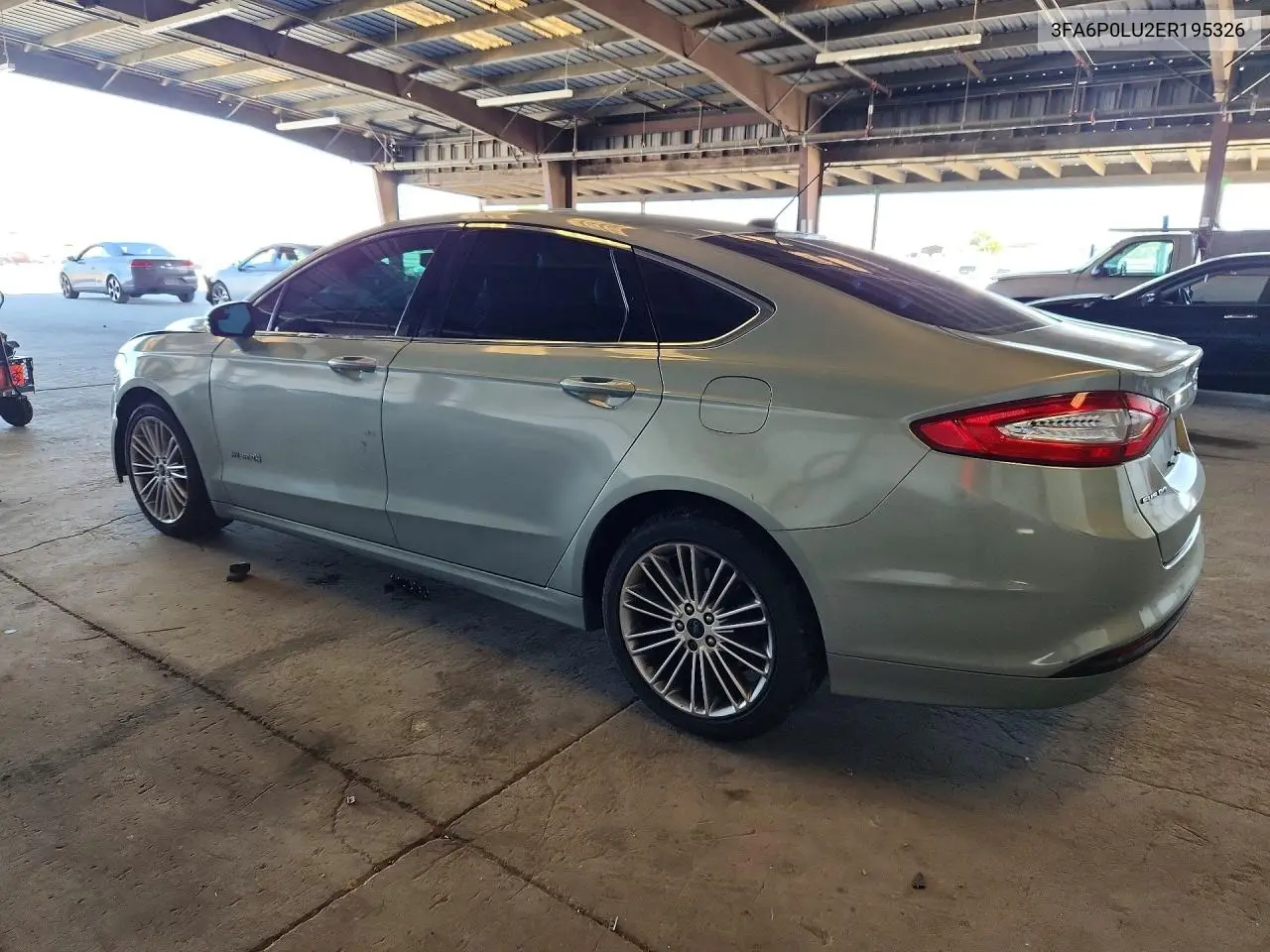 2014 FORD FUSION VIN 3FA6P0LU2ER195326 — фото 2