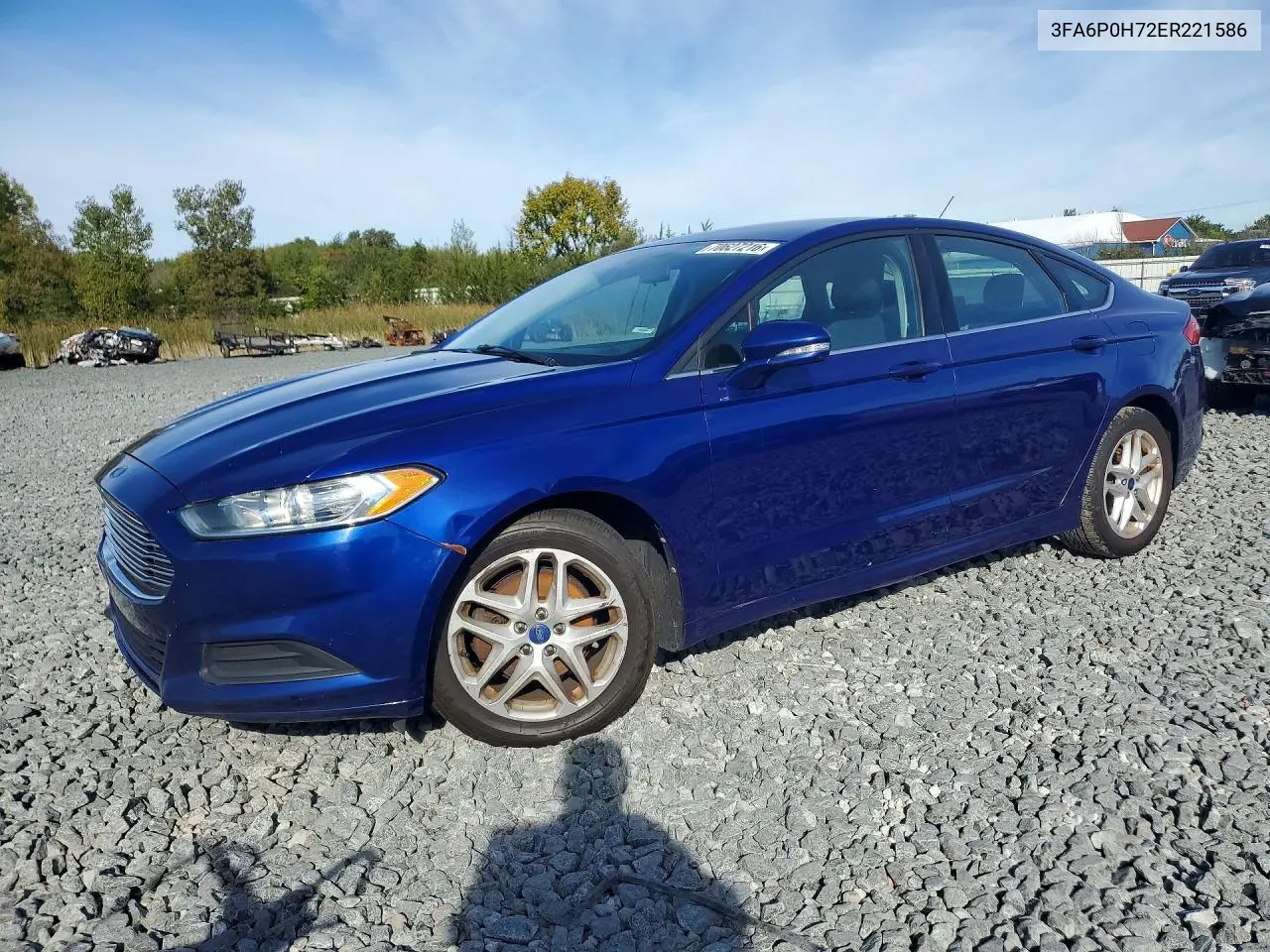 FORD FUSION 2014, VIN 3FA6P0H72ER221586