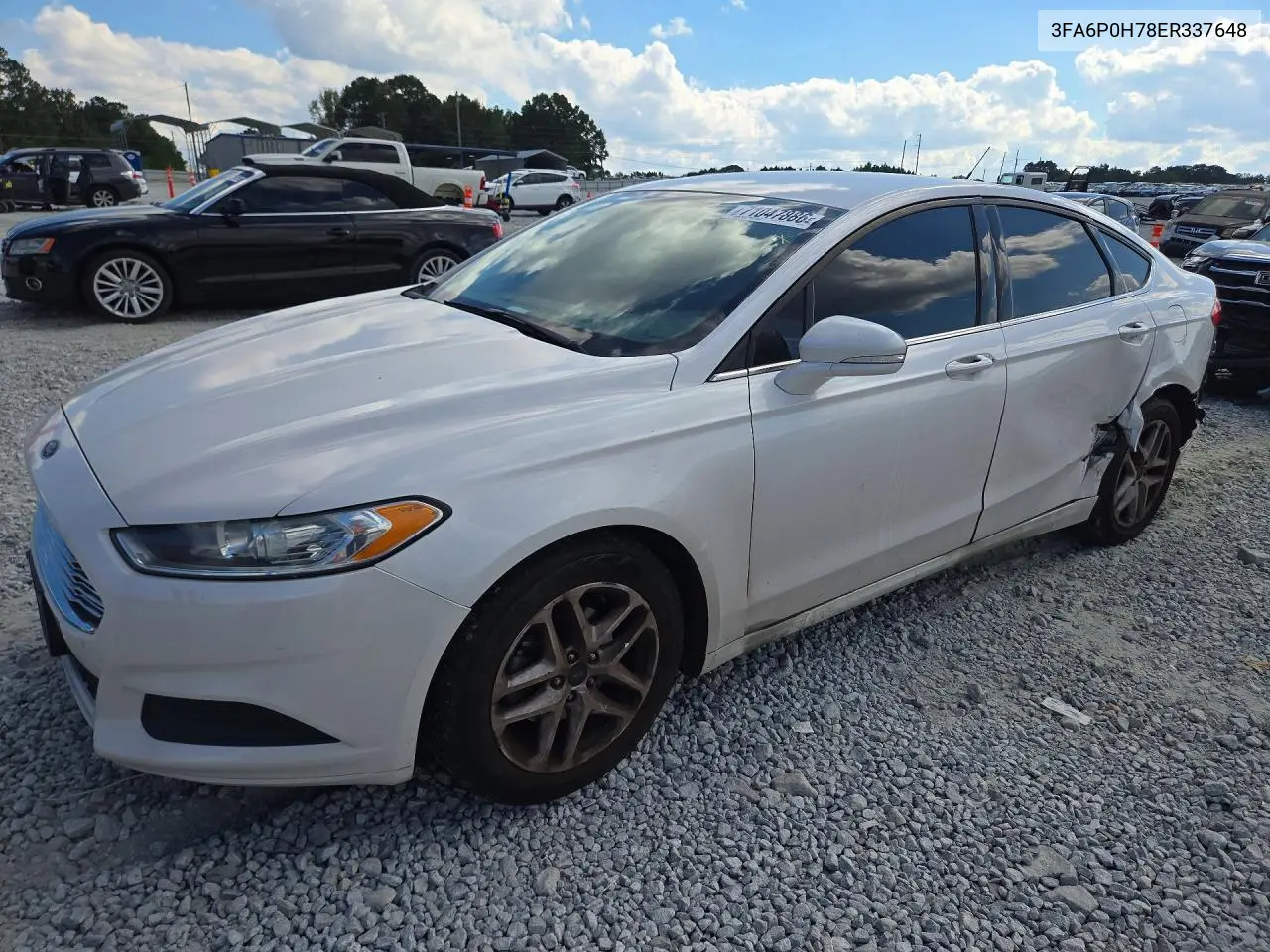 FORD FUSION 2014, VIN 3FA6P0H78ER337648