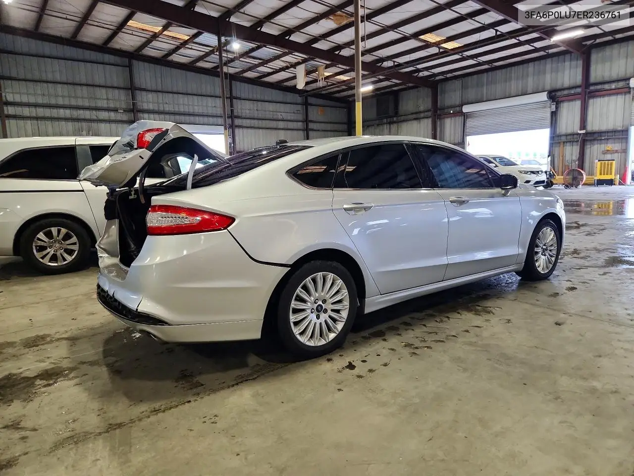 2014 FORD FUSION VIN 3FA6P0LU7ER236761 — фото 3