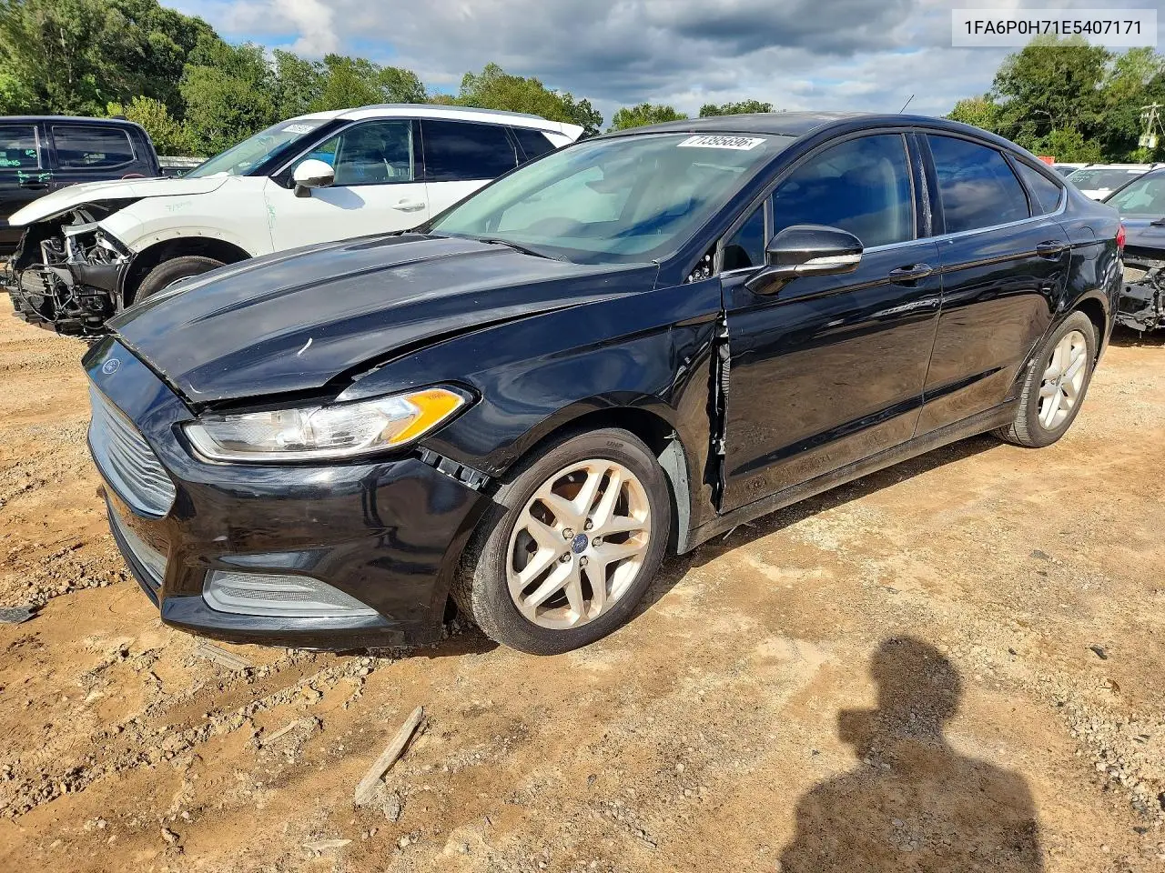 FORD FUSION 2014, VIN 1FA6P0H71E5407171