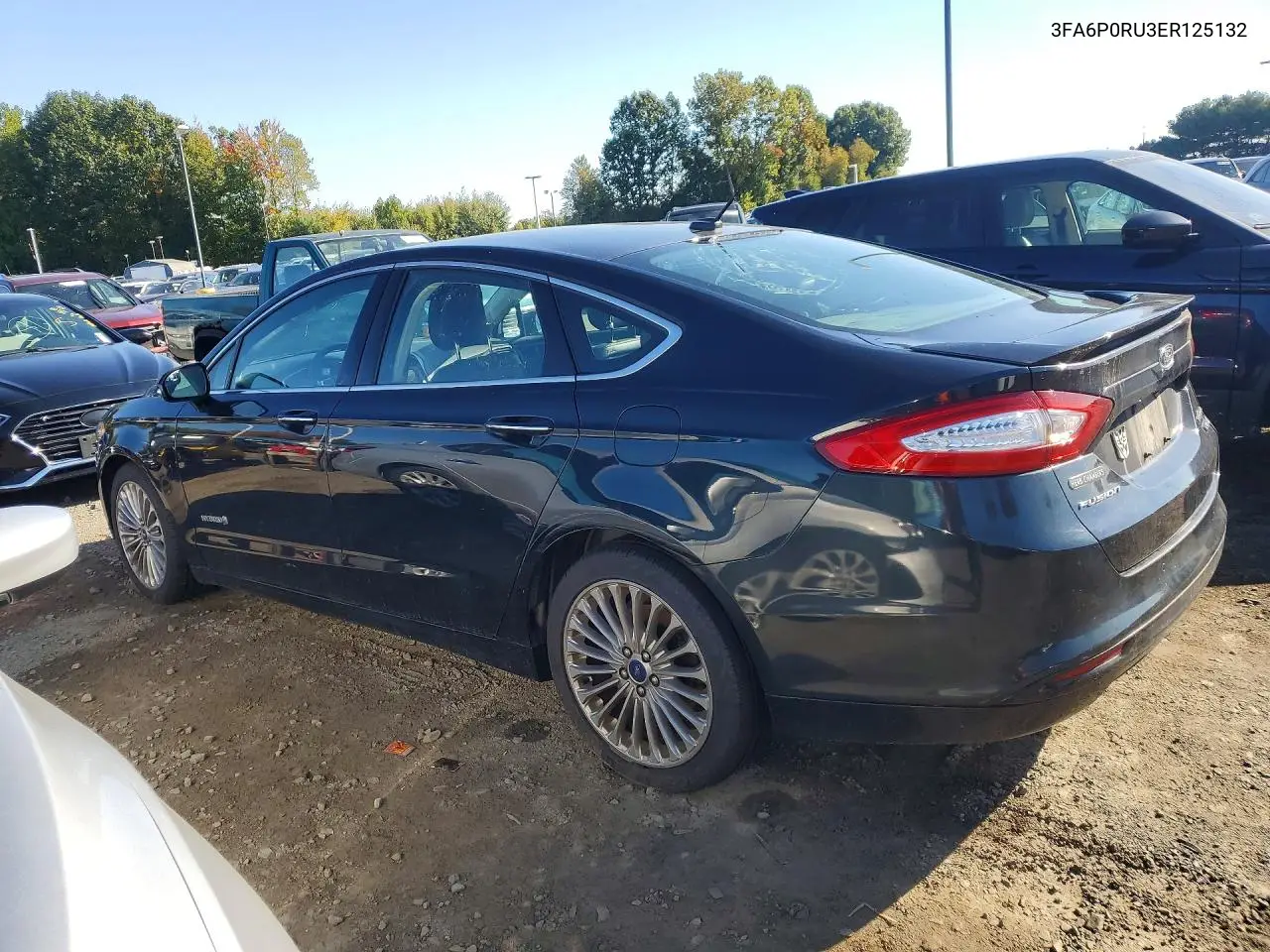 2014 FORD FUSION VIN 3FA6P0RU3ER125132 — фото 2