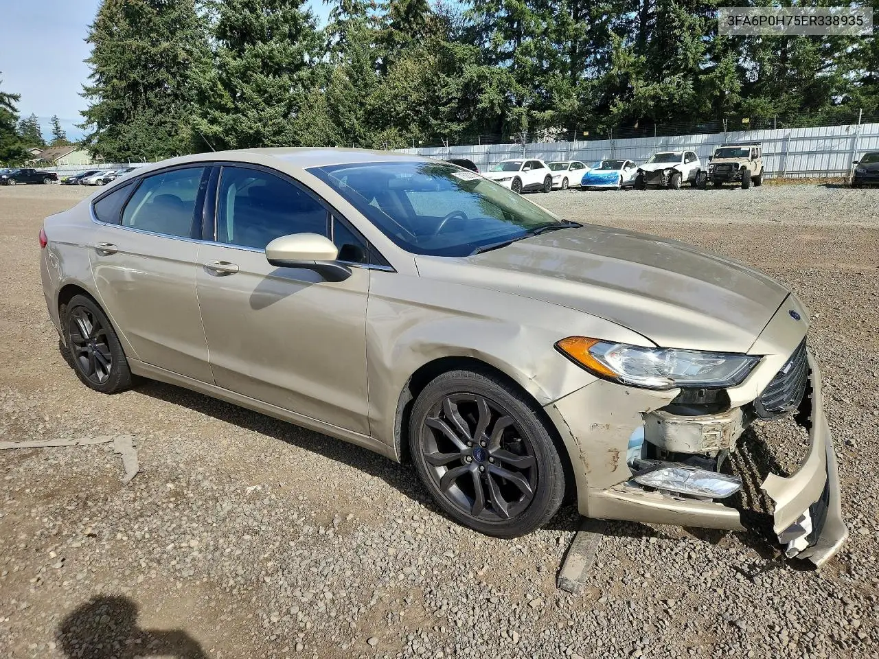 2014 FORD FUSION VIN 3FA6P0H75ER338935 — фото 4
