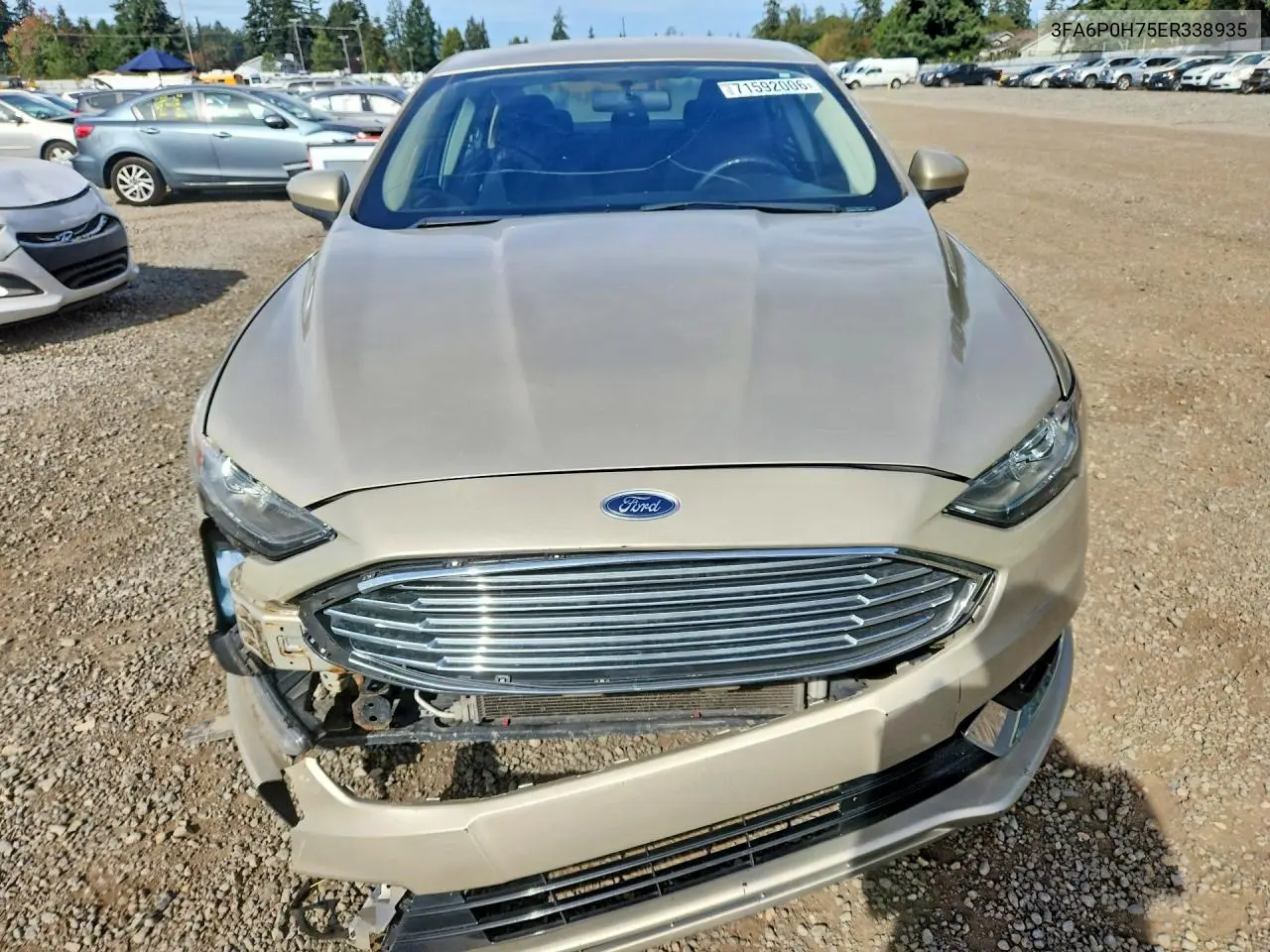 2014 FORD FUSION VIN 3FA6P0H75ER338935 — фото 5