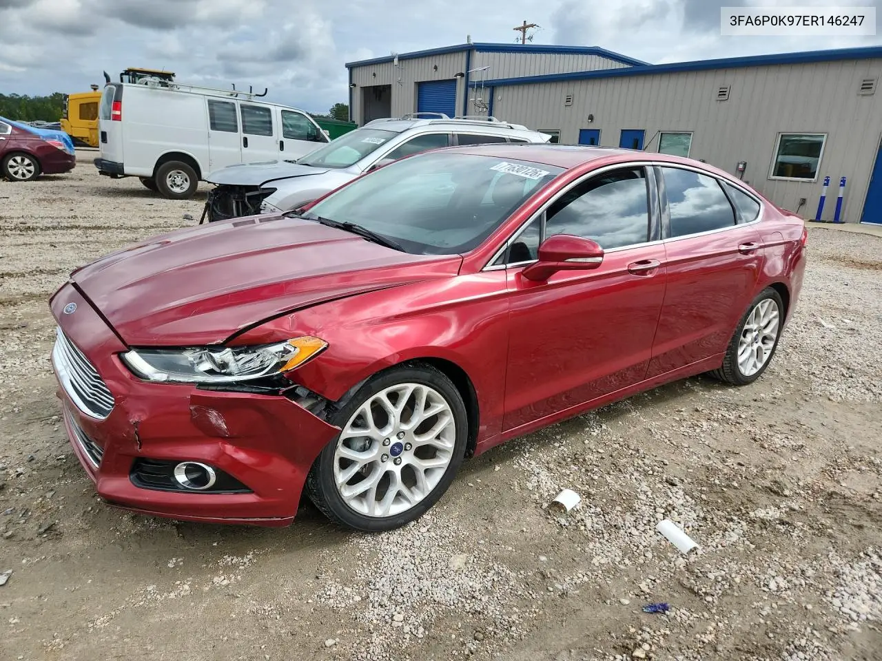 FORD FUSION 2014, VIN 3FA6P0K97ER146247