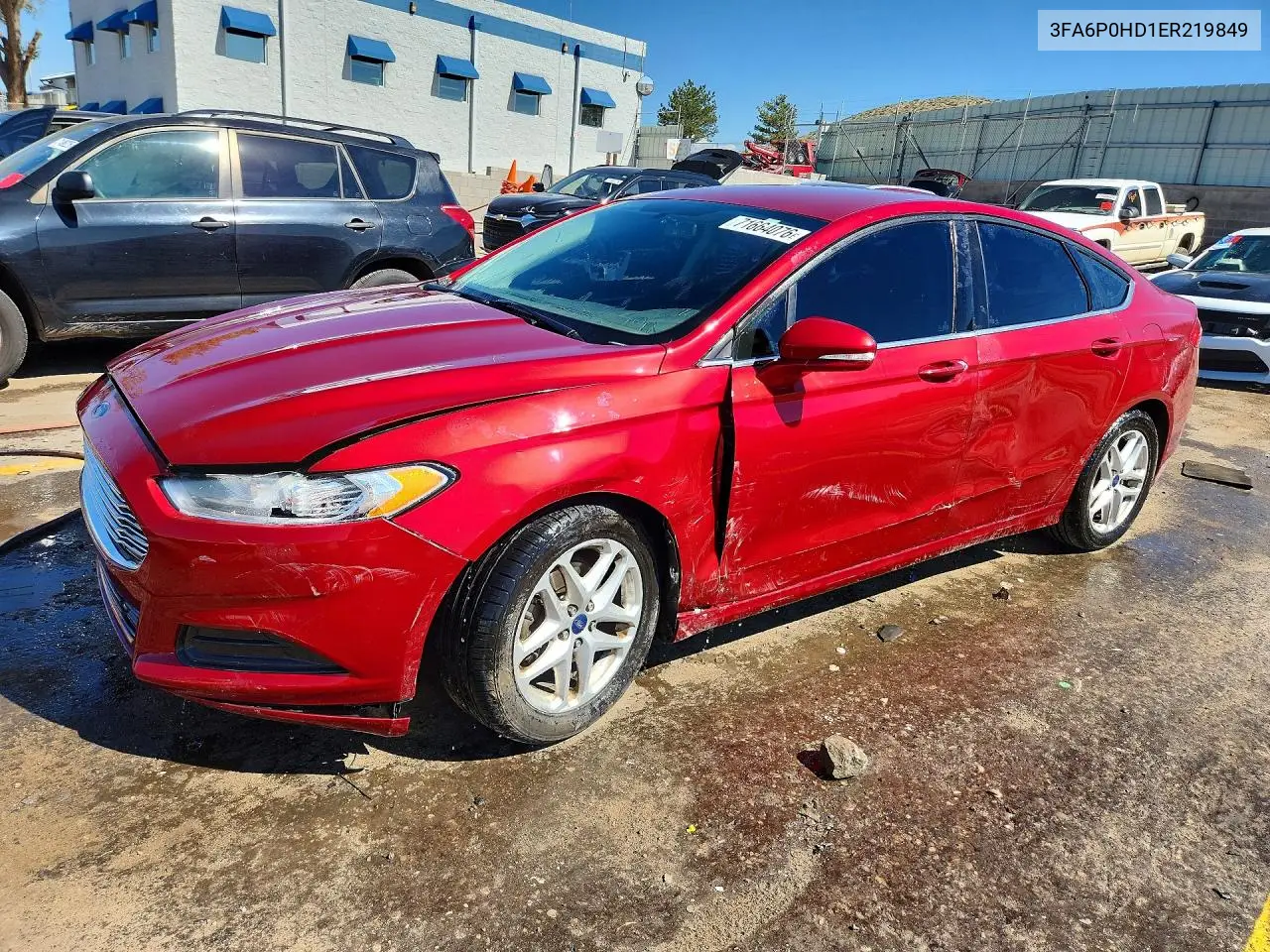 FORD FUSION 2014, VIN 3FA6P0HD1ER219849