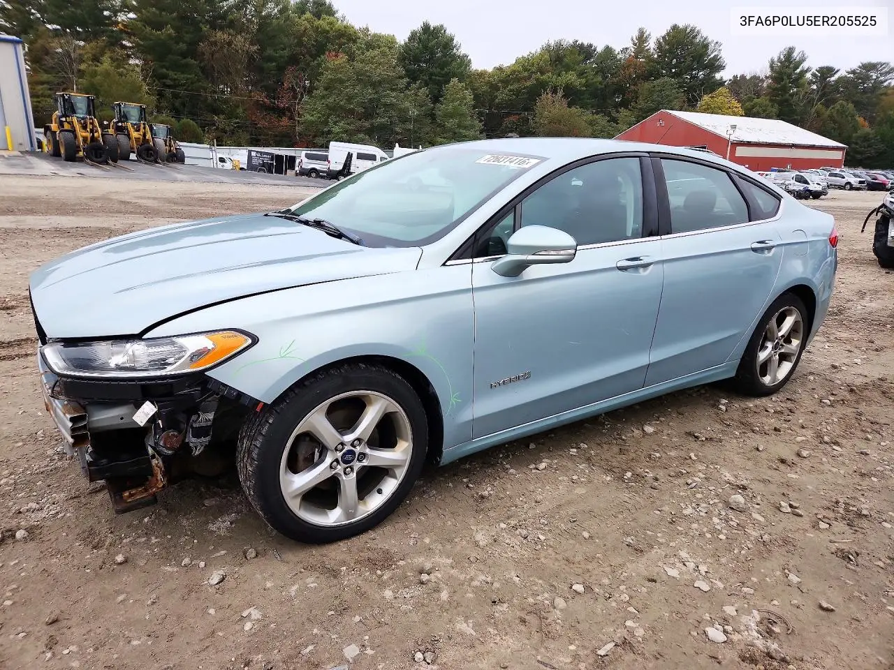 FORD FUSION 2014, VIN 3FA6P0LU5ER205525