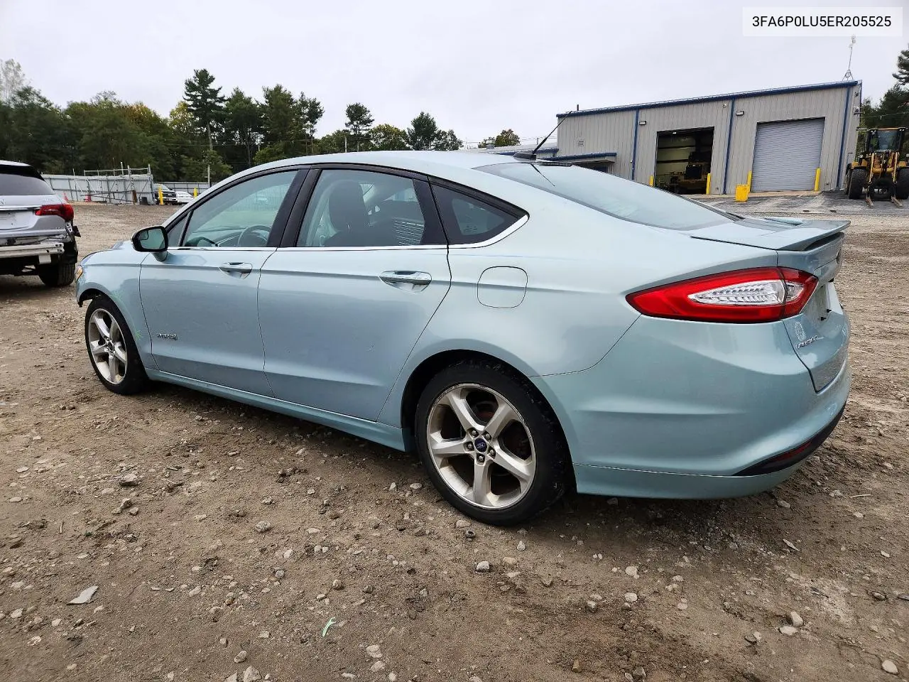 2014 FORD FUSION VIN 3FA6P0LU5ER205525 — фото 2