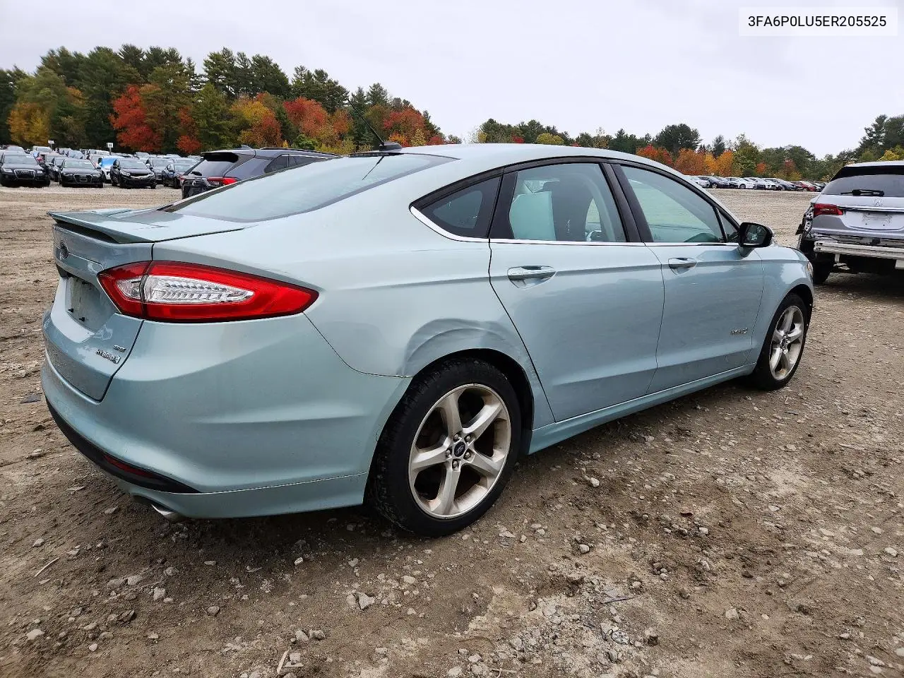 2014 FORD FUSION VIN 3FA6P0LU5ER205525 — фото 3