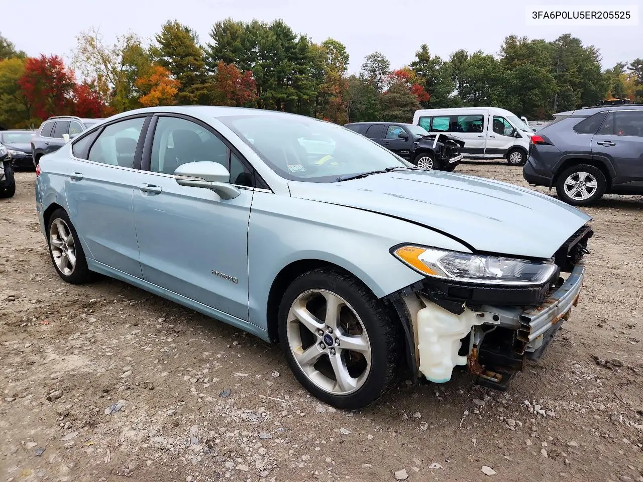2014 FORD FUSION VIN 3FA6P0LU5ER205525 — фото 4