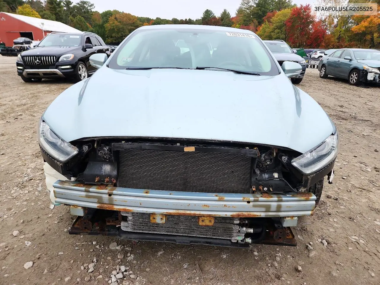 2014 FORD FUSION VIN 3FA6P0LU5ER205525 — фото 5