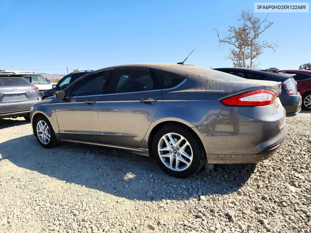 2014 FORD FUSION VIN 3FA6P0HD2ER122689 — фото 2