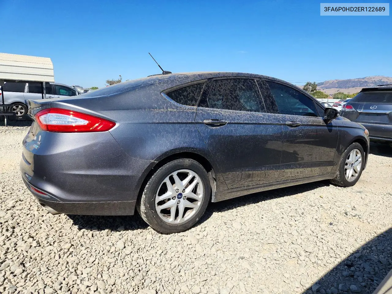 2014 FORD FUSION VIN 3FA6P0HD2ER122689 — фото 3