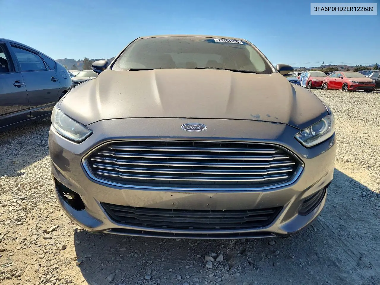 2014 FORD FUSION VIN 3FA6P0HD2ER122689 — фото 5