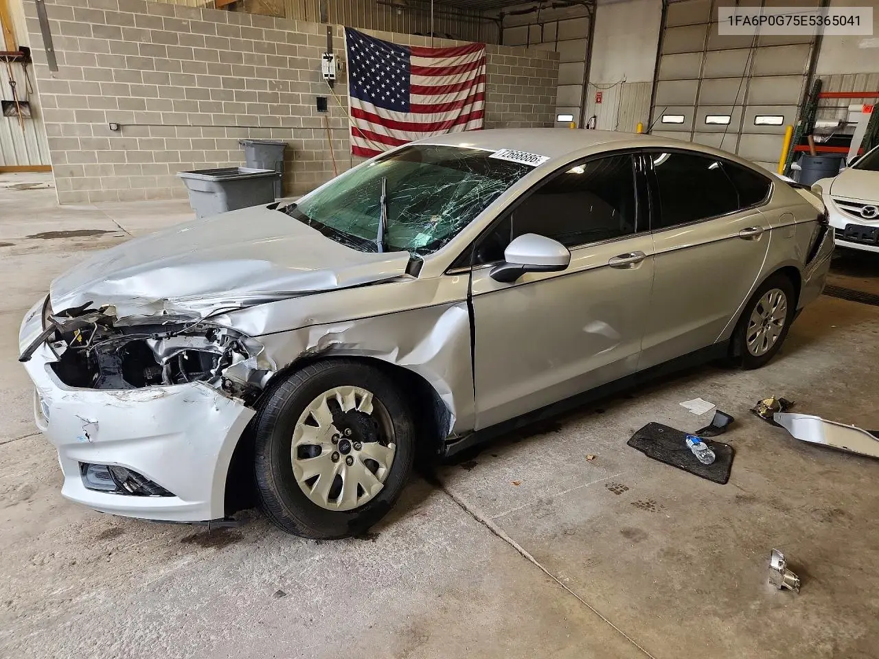 FORD FUSION 2014, VIN 1FA6P0G75E5365041