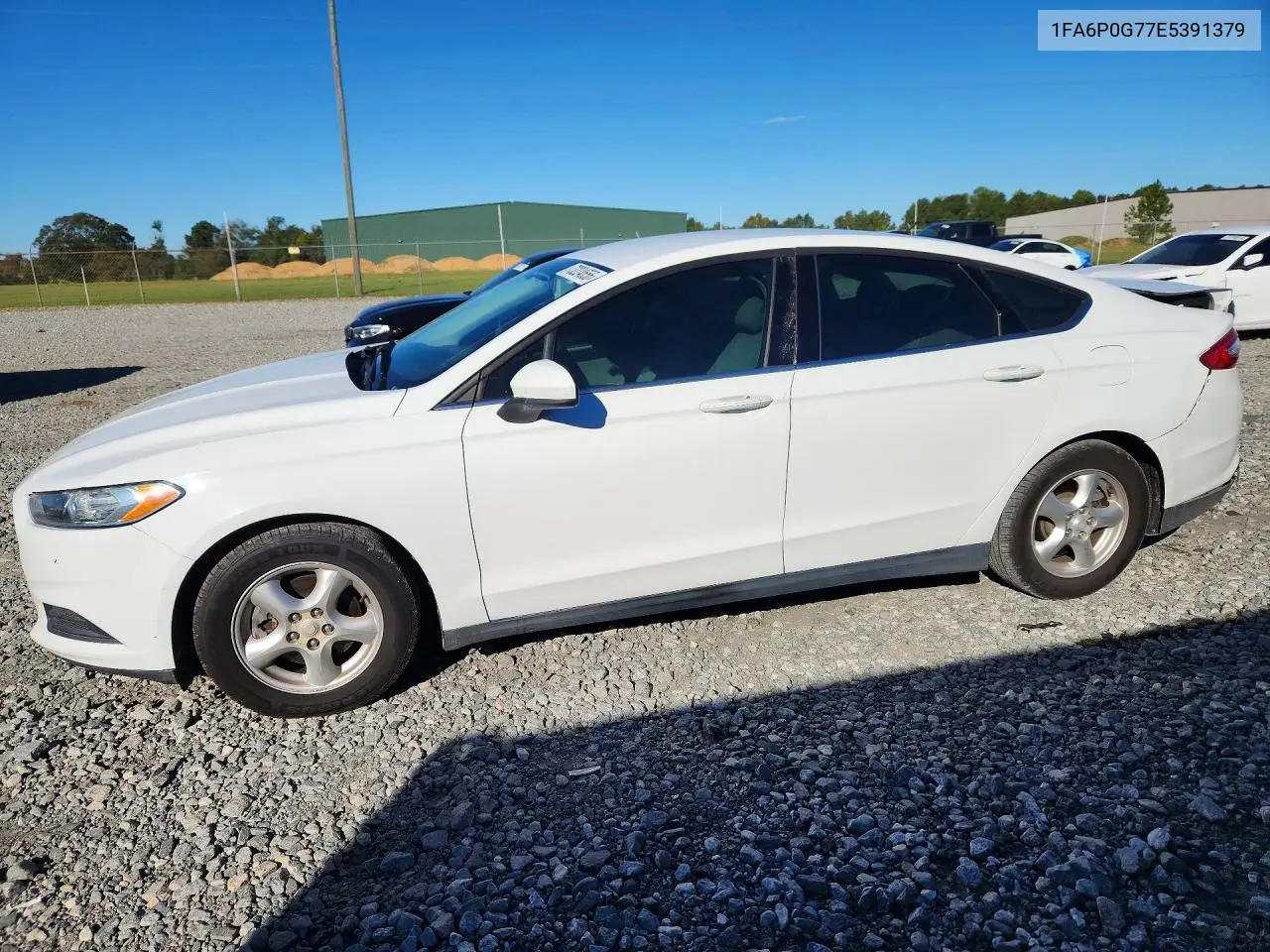 FORD FUSION 2014, VIN 1FA6P0G77E5391379