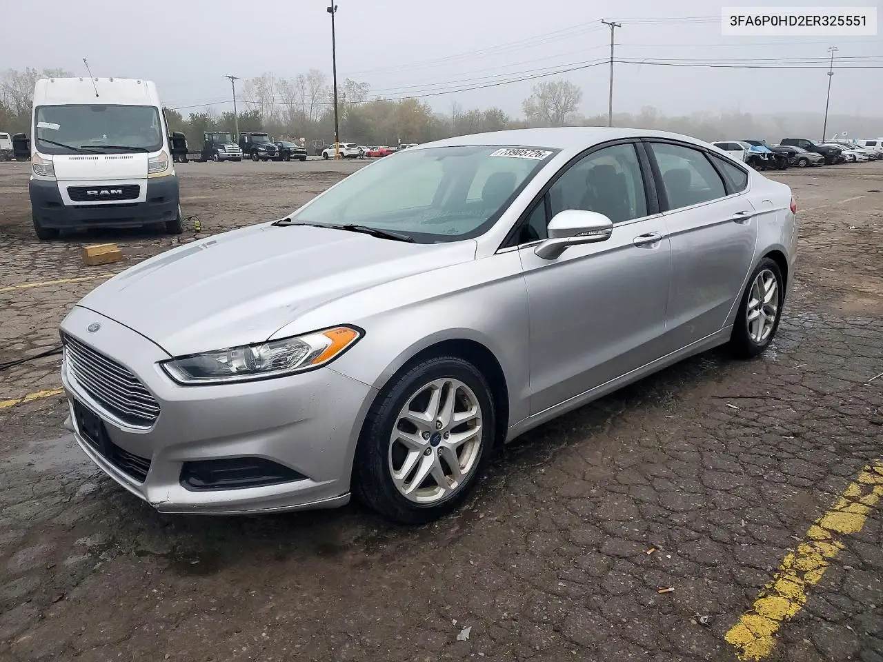 FORD FUSION 2014, VIN 3FA6P0HD2ER325551