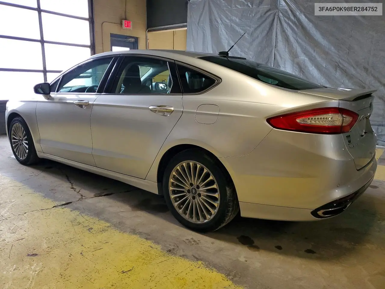 2014 FORD FUSION VIN 3FA6P0K98ER284752 — фото 2
