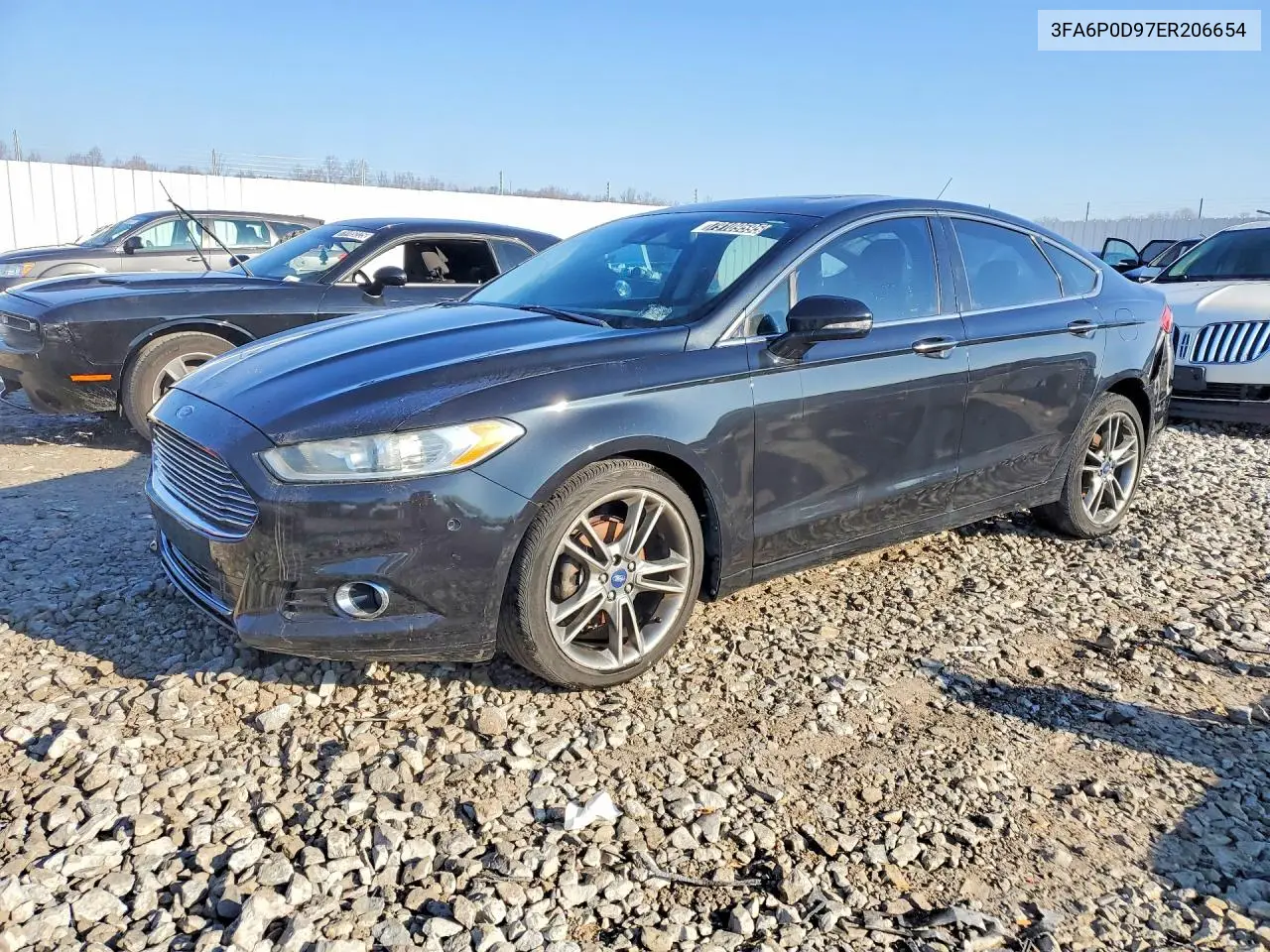 FORD FUSION 2014, VIN 3FA6P0D97ER206654