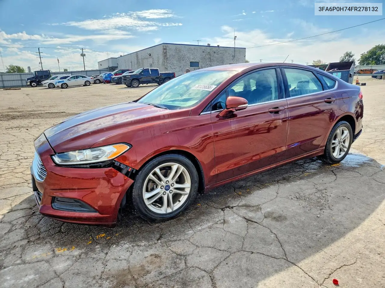 FORD FUSION 2015, VIN 3FA6P0H74FR278132