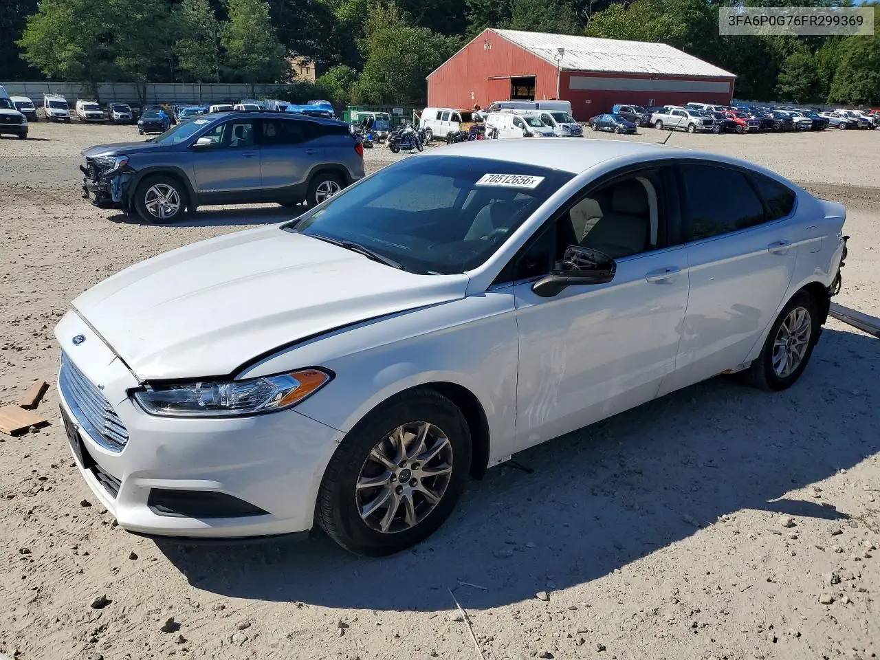 FORD FUSION 2015, VIN 3FA6P0G76FR299369