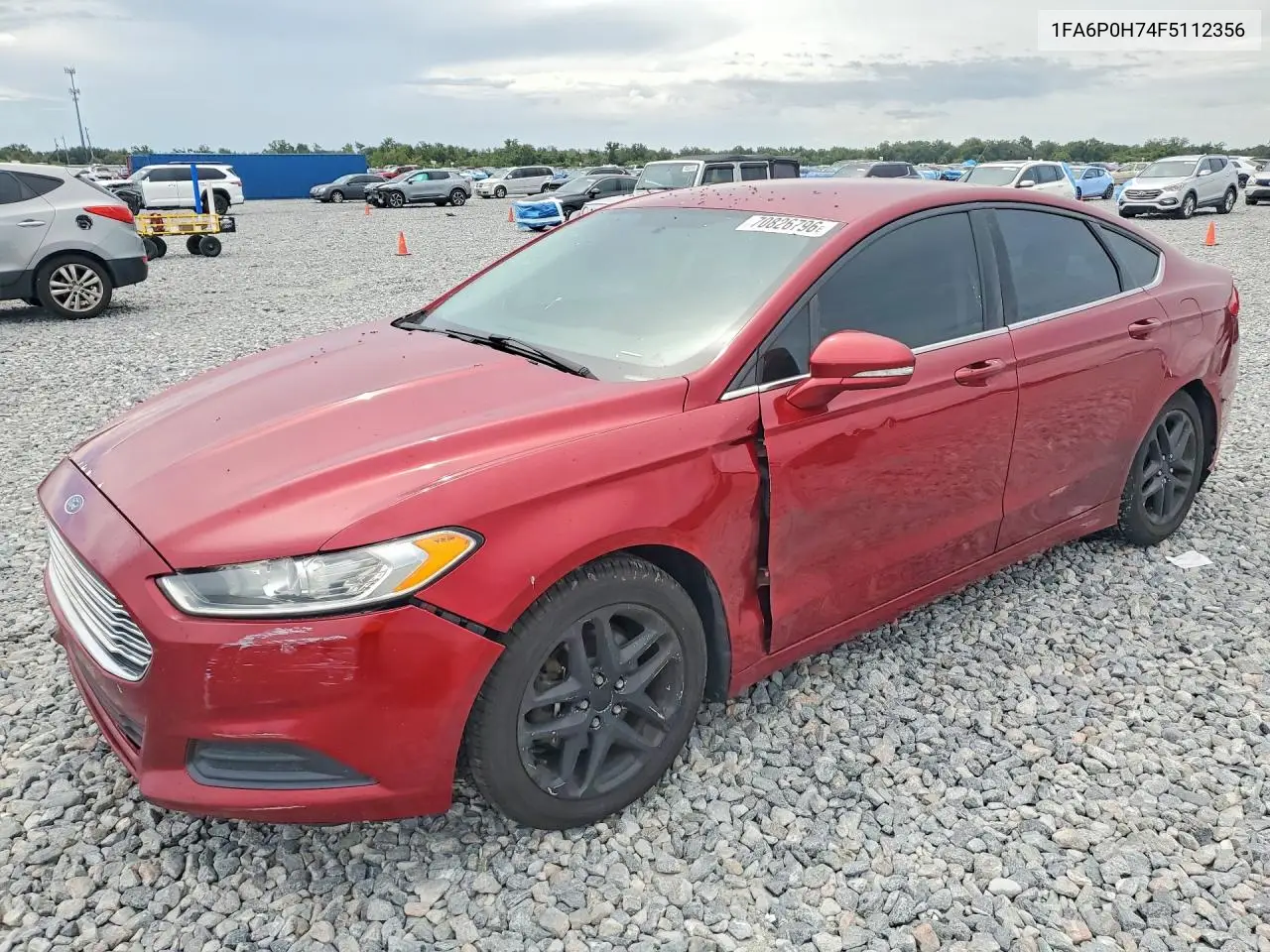 FORD FUSION 2015, VIN 1FA6P0H74F5112356