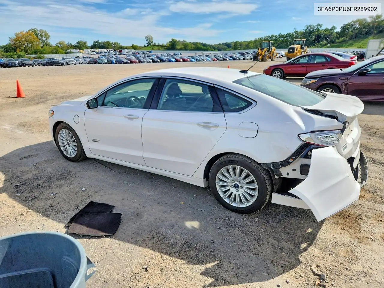 2015 FORD FUSION VIN 3FA6P0PU6FR289902 — фото 2