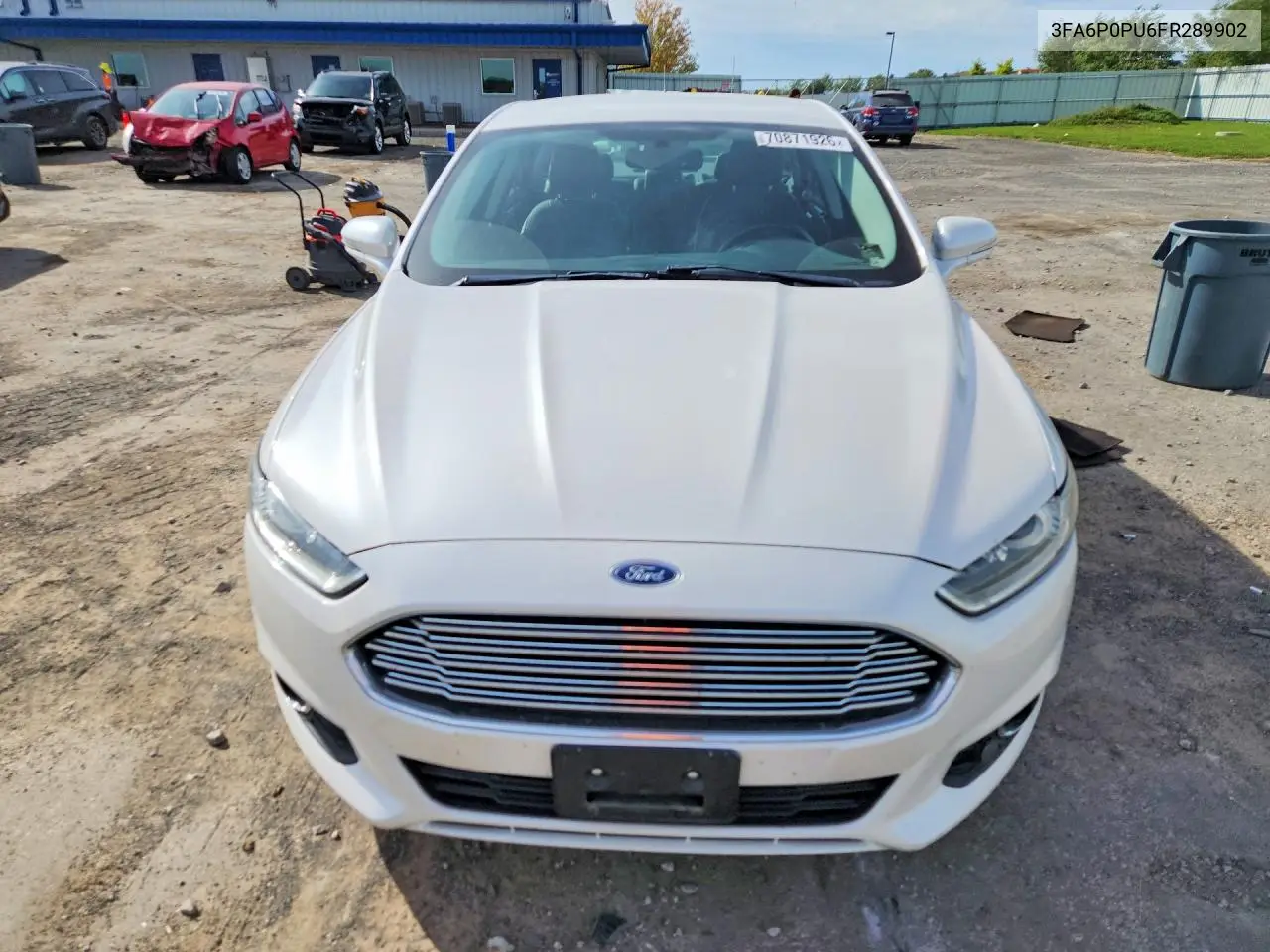 2015 FORD FUSION VIN 3FA6P0PU6FR289902 — фото 5