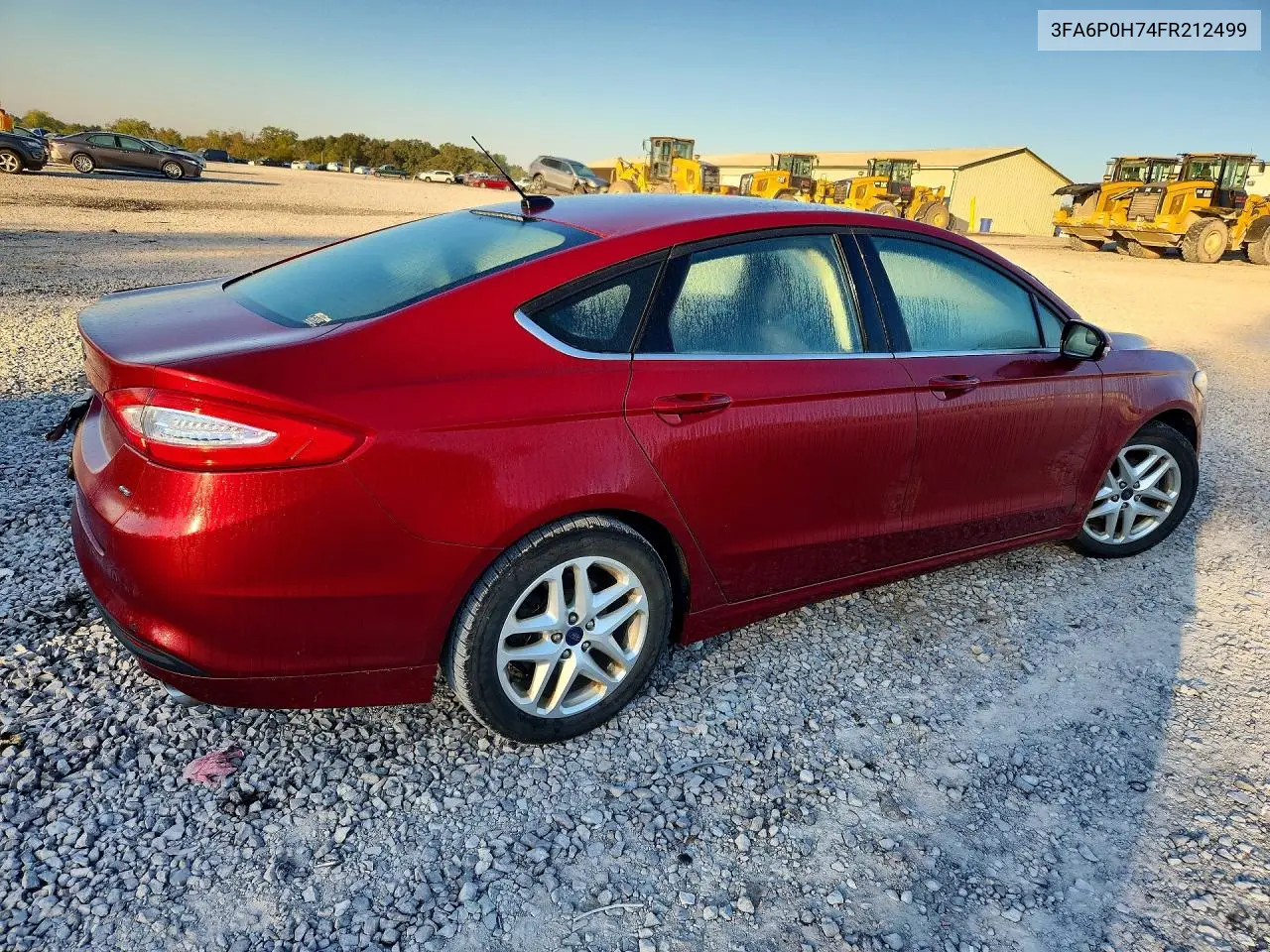 2015 FORD FUSION VIN 3FA6P0H74FR212499 — фото 3
