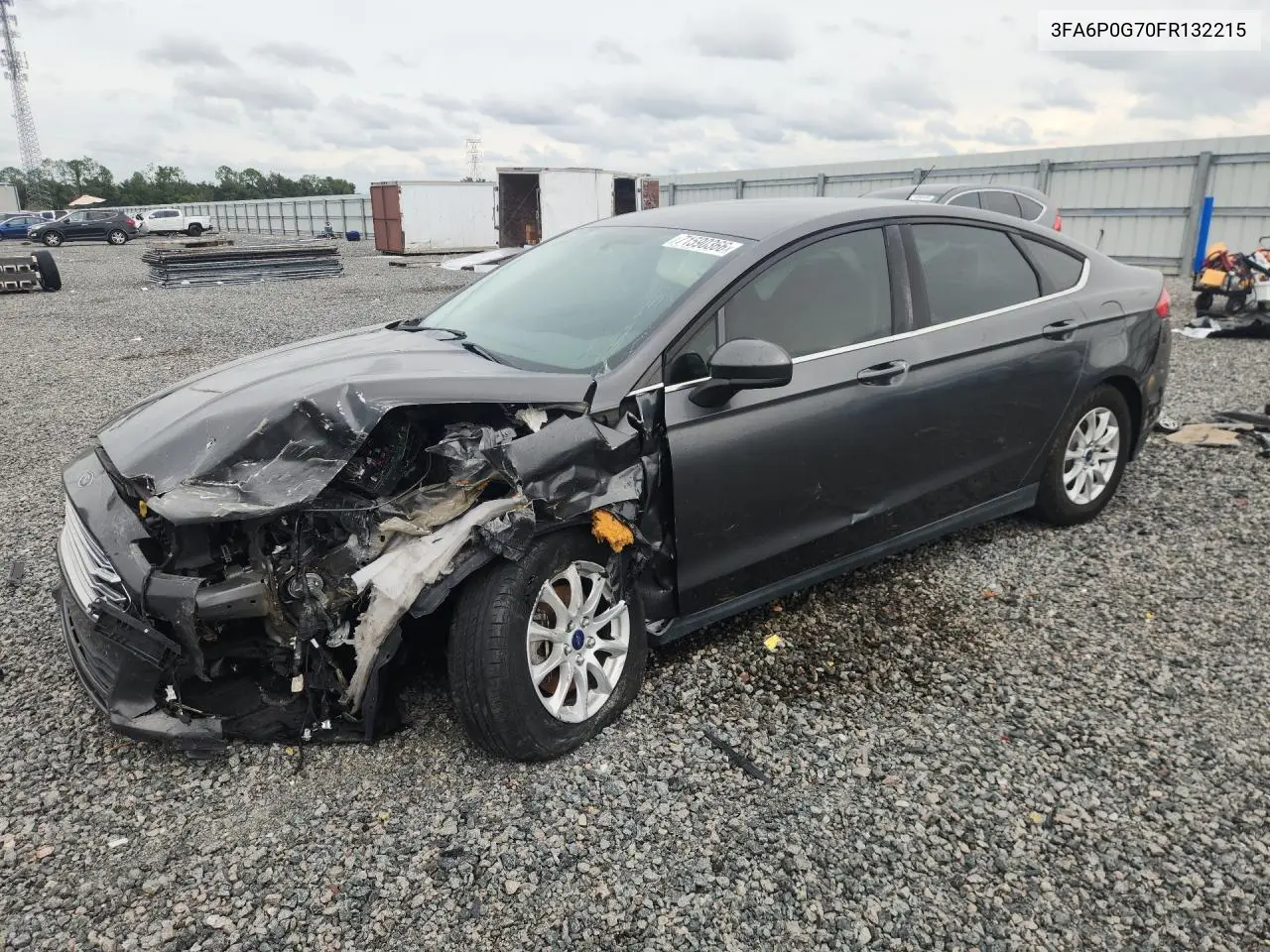 FORD FUSION 2015, VIN 3FA6P0G70FR132215