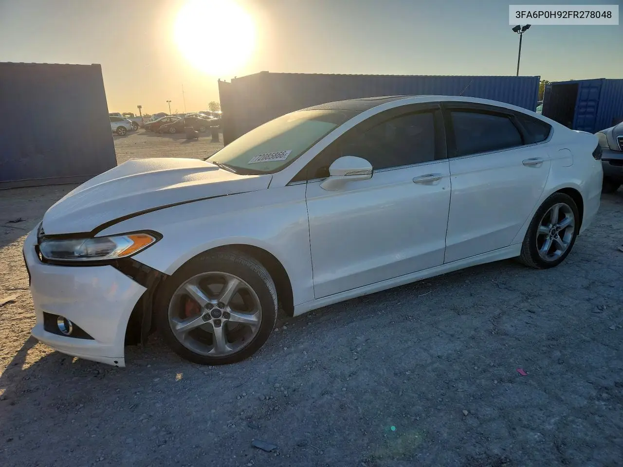 FORD FUSION 2015, VIN 3FA6P0H92FR278048