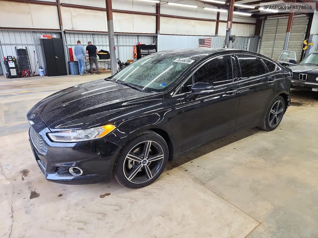 FORD FUSION 2015, VIN 3FA6P0K91FR178516