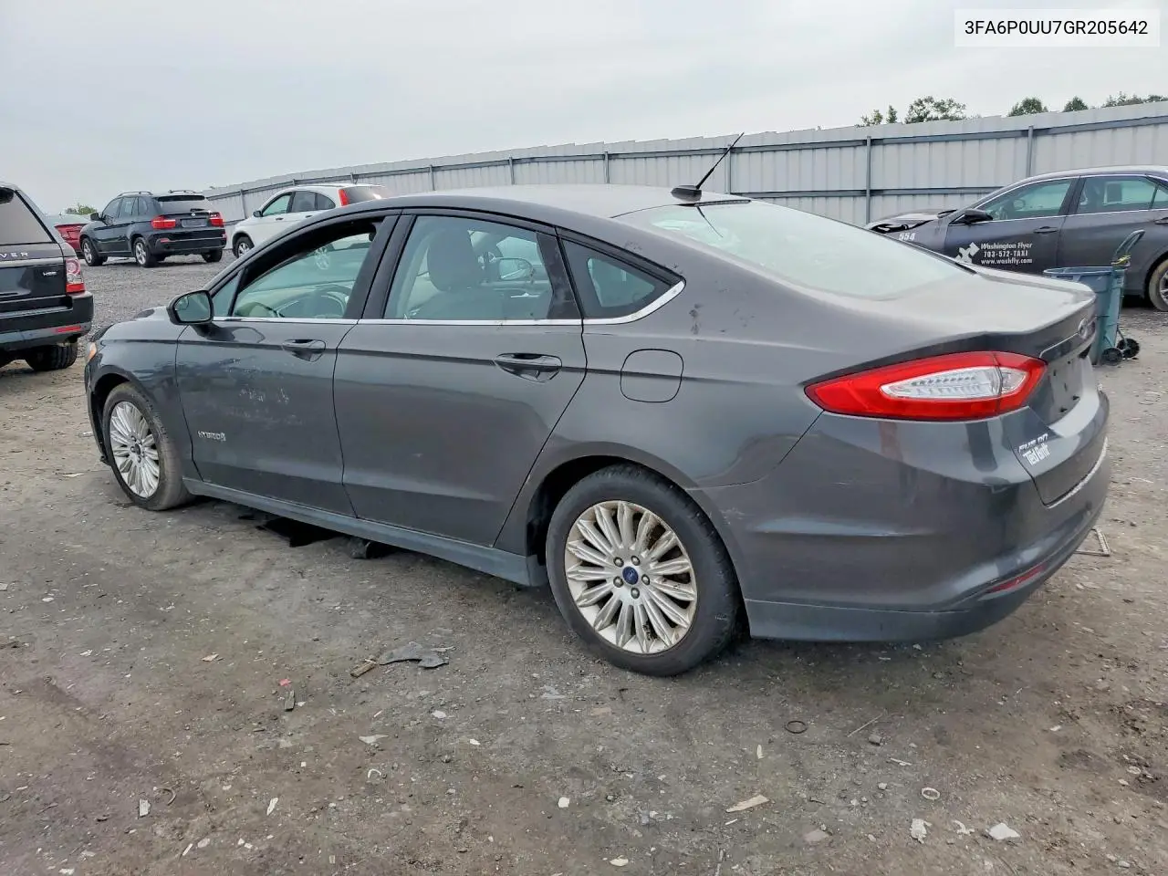 2016 FORD FUSION VIN 3FA6P0UU7GR205642 — фото 2