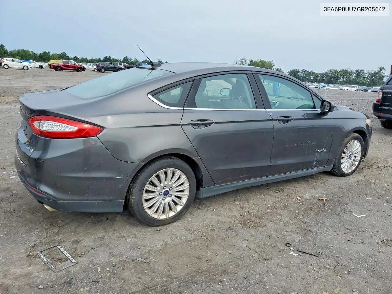 2016 FORD FUSION VIN 3FA6P0UU7GR205642 — фото 3