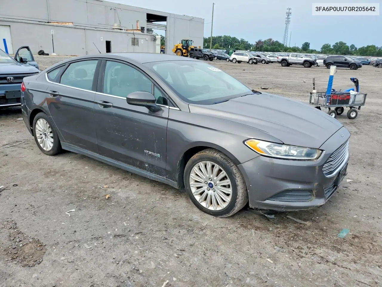 2016 FORD FUSION VIN 3FA6P0UU7GR205642 — фото 4