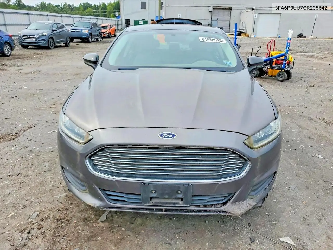 2016 FORD FUSION VIN 3FA6P0UU7GR205642 — фото 5