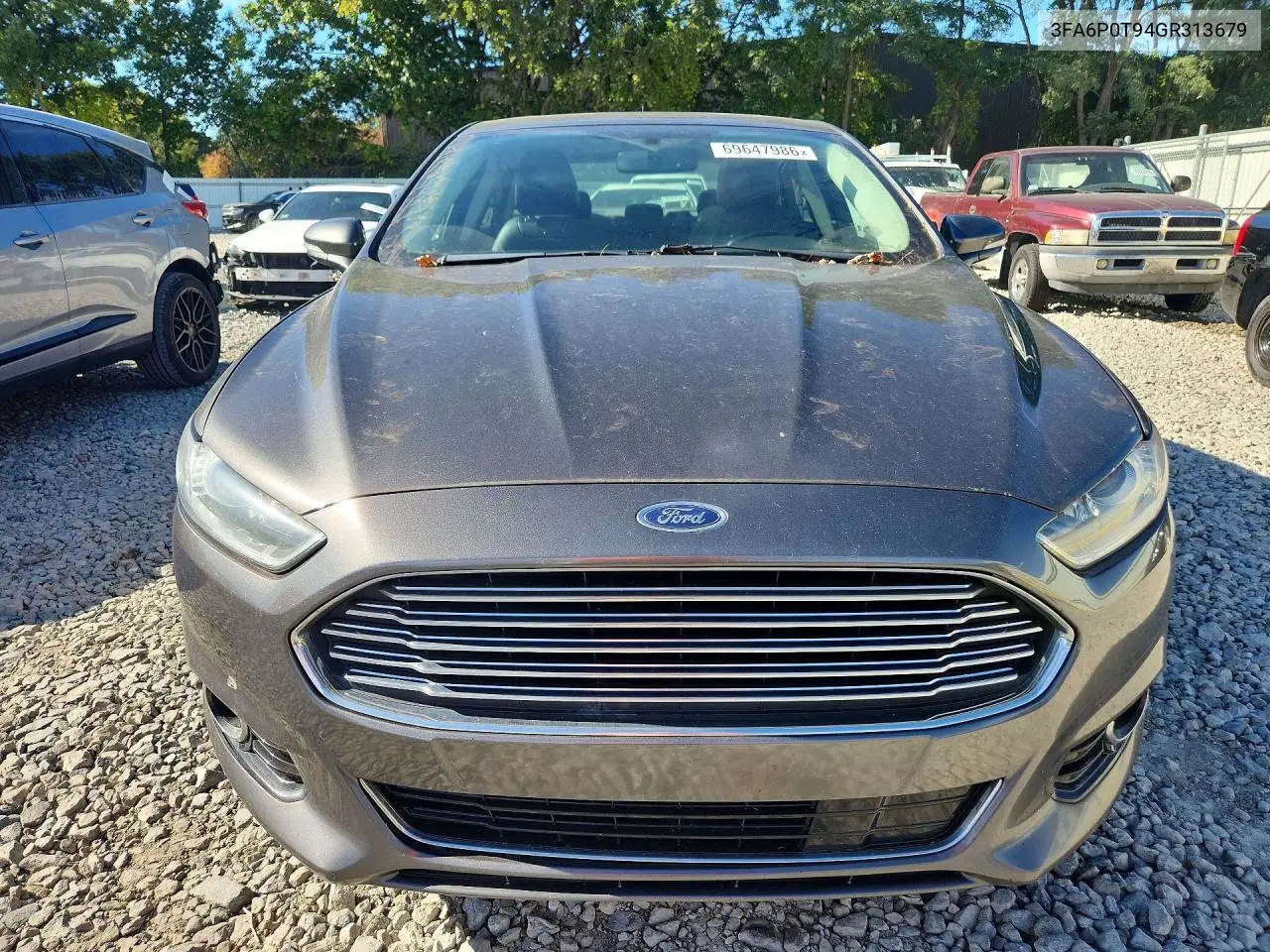 2016 FORD FUSION VIN 3FA6P0T94GR313679 — фото 5