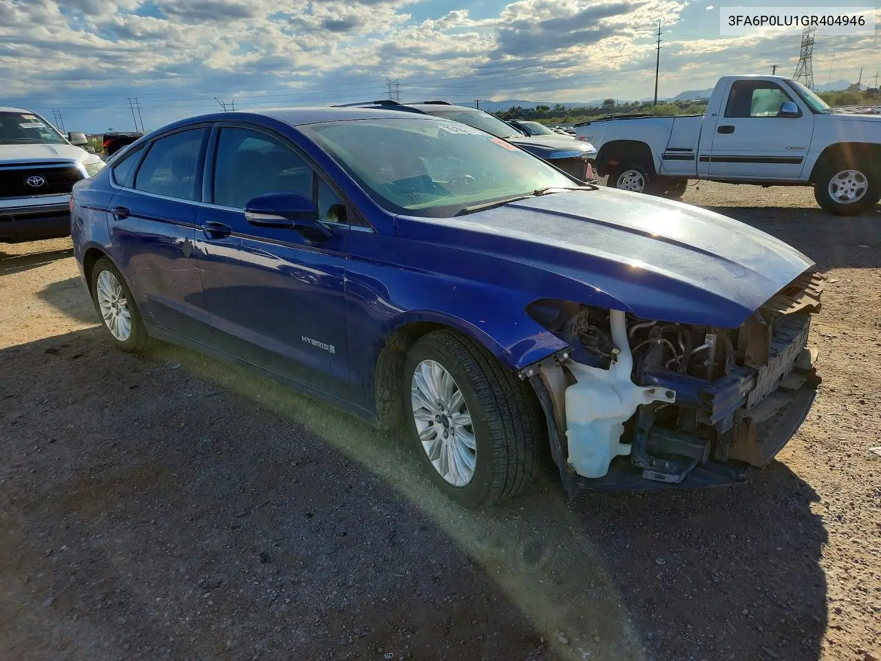 2016 FORD FUSION VIN 3FA6P0LU1GR404946 — фото 4