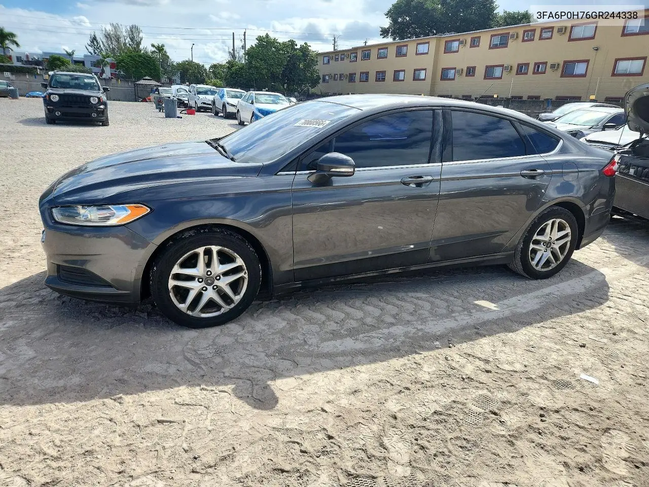 FORD FUSION 2016, VIN 3FA6P0H76GR244338