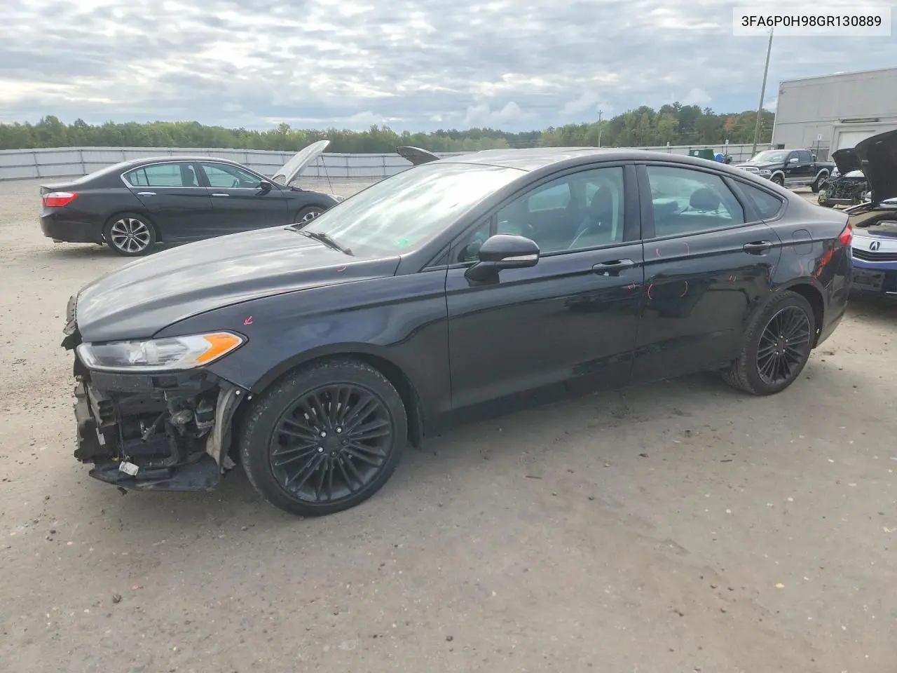 FORD FUSION 2016, VIN 3FA6P0H98GR130889
