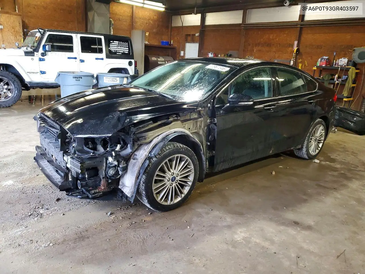 FORD FUSION 2016, VIN 3FA6P0T93GR403597