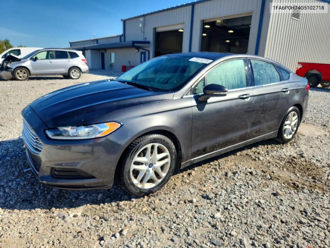 FORD FUSION 2016, VIN 1FA6P0H74G5102718