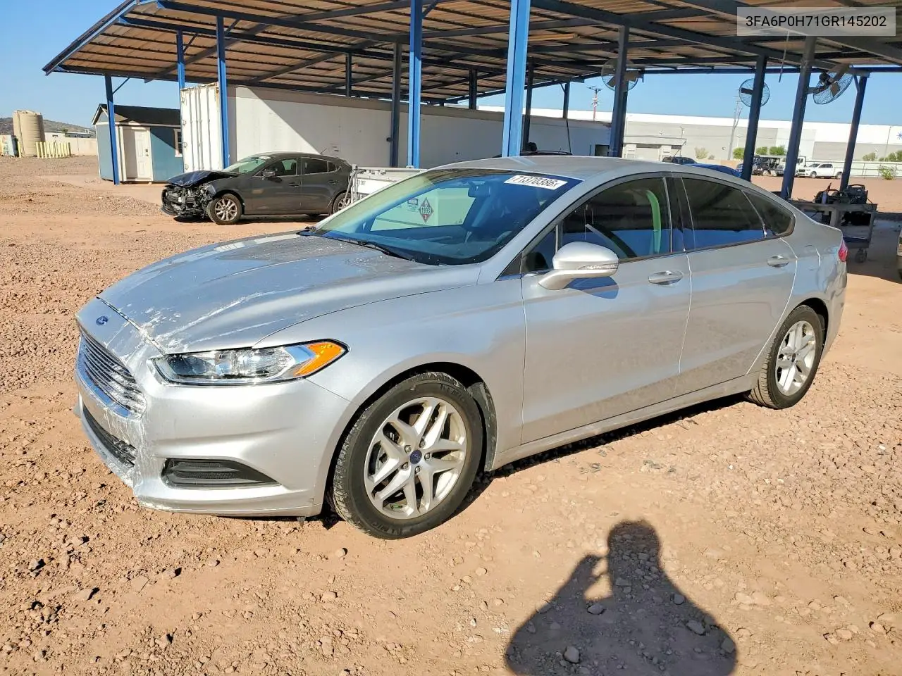 FORD FUSION 2016, VIN 3FA6P0H71GR145202